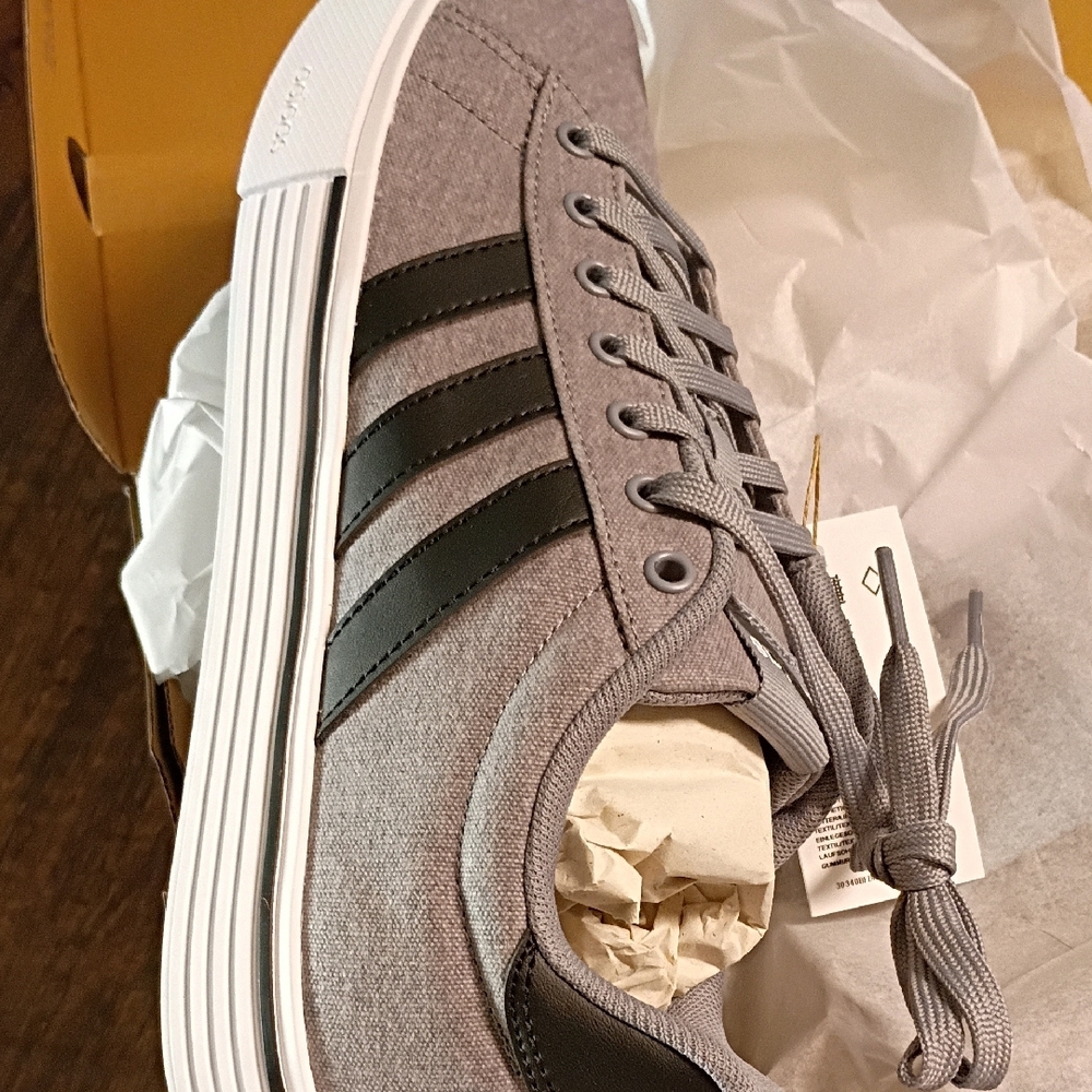 Adidas Charcoal Gray Casual Sneakers